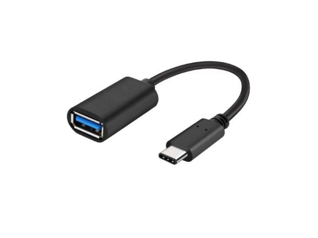 &uu LECTOR CABLE OTG A USB TIPO C AlTA CALIDAD (3605)